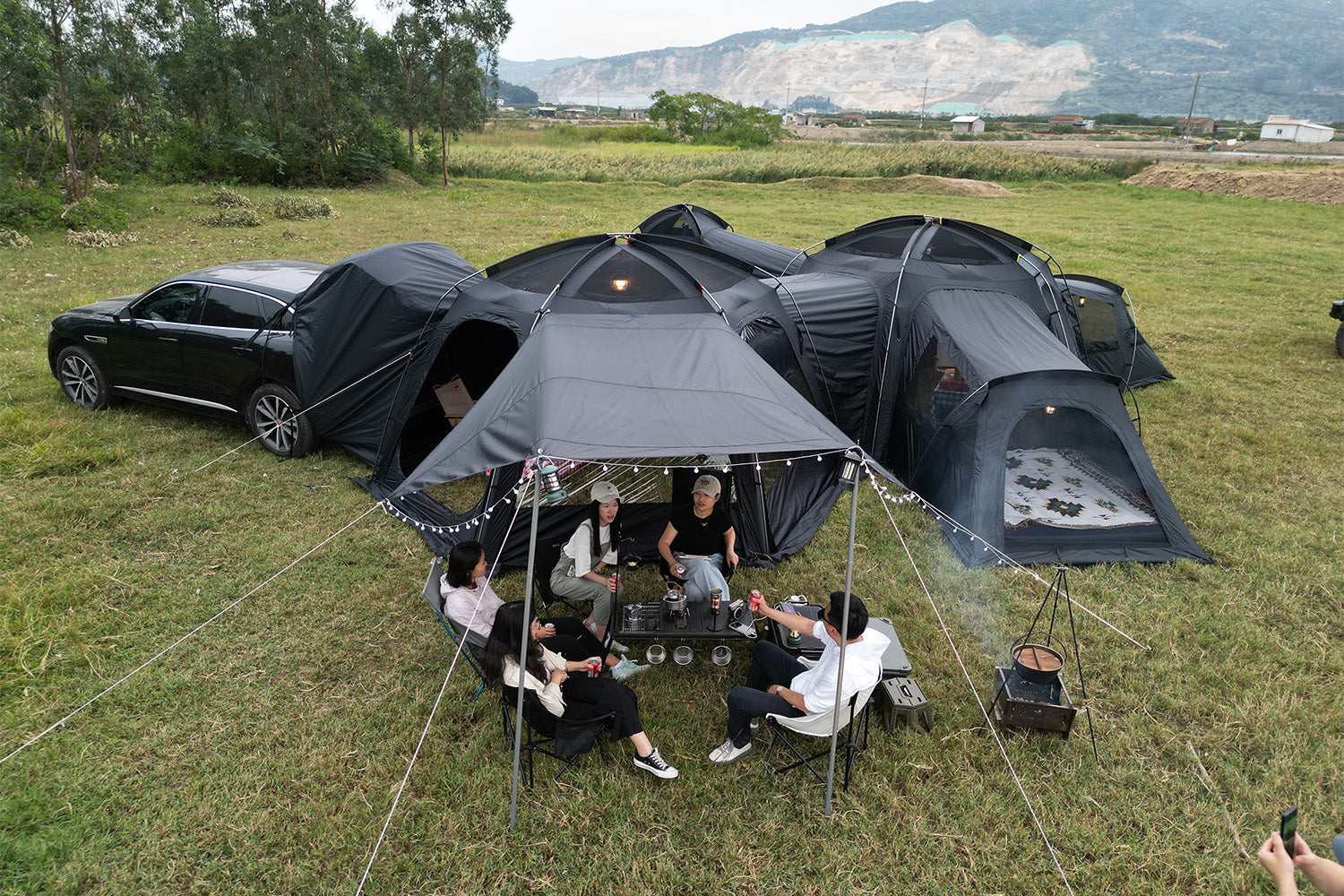 combination dome tent 