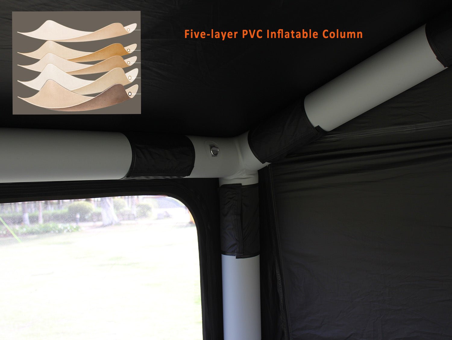 12m² New Design inflatable tent MOT - Q500 With Bed Room - MARVELOUS OUTDOOR