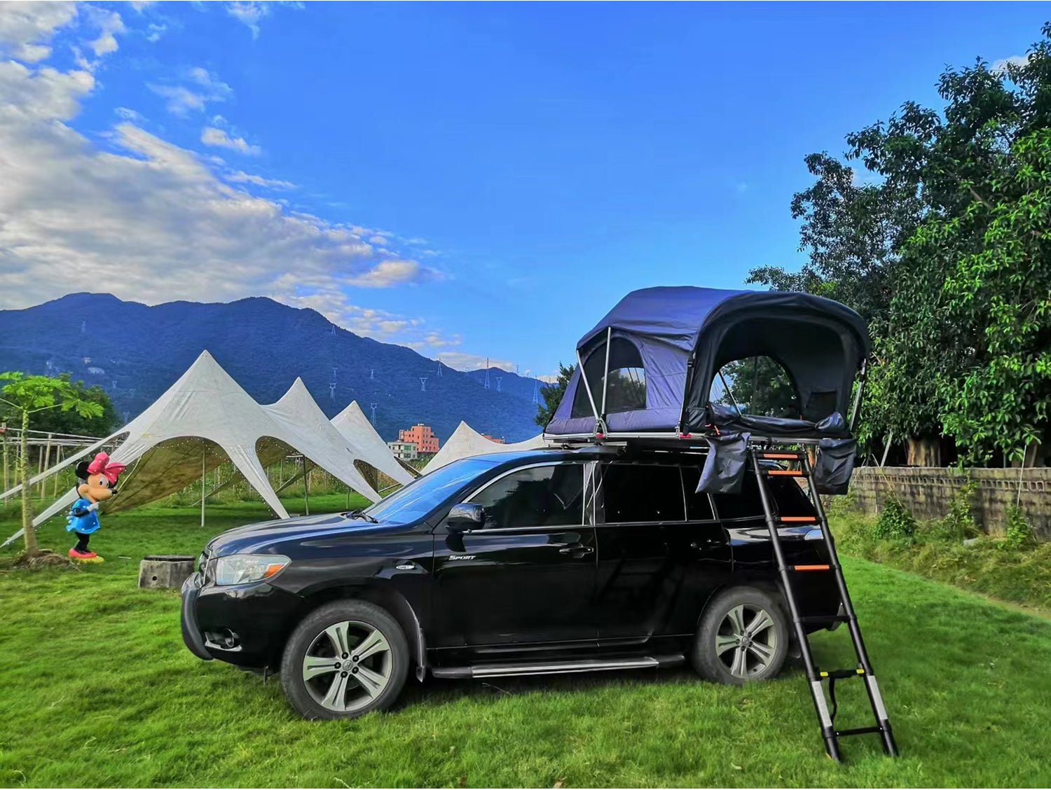 2 - 3 People Aluminum Soft shell Car Roof Top Tent MOT - T700 - MARVELOUS OUTDOOR