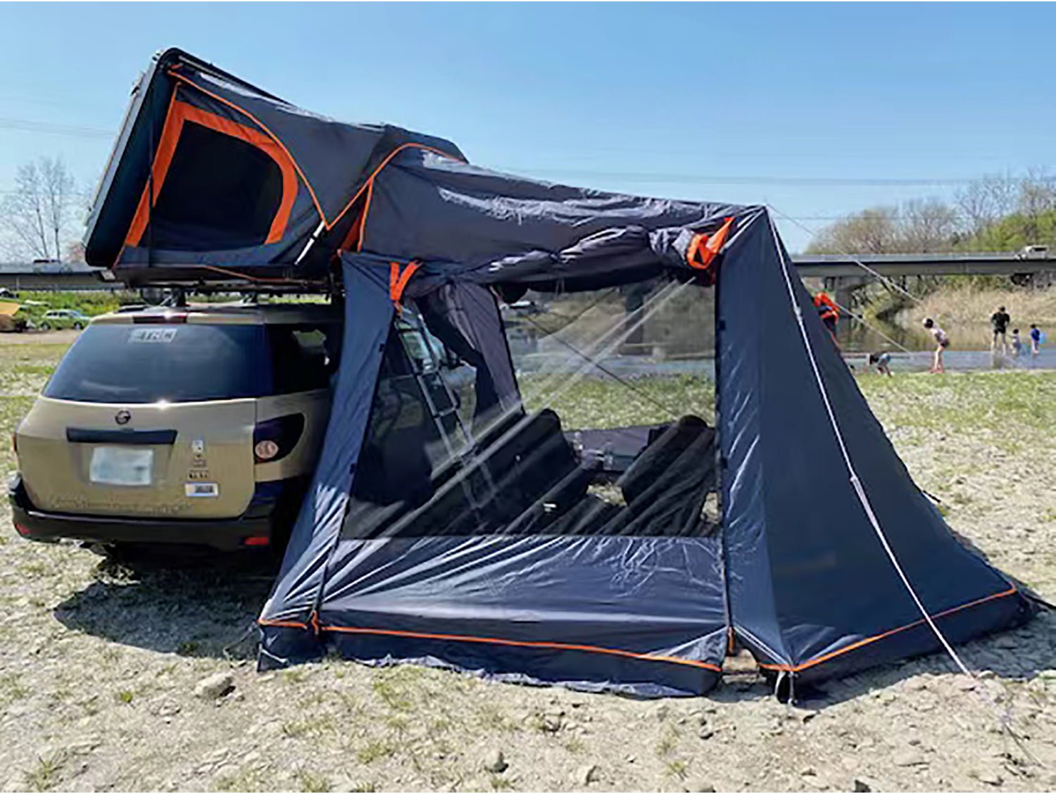 2 People Aluminum Hard shell Car Roof Top Tent MOT - T800 - MARVELOUS OUTDOOR