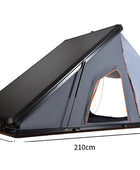 2 People Triangle Aluminum Hard Shell Roof Top Tent MOT - LT01 - MARVELOUS OUTDOOR