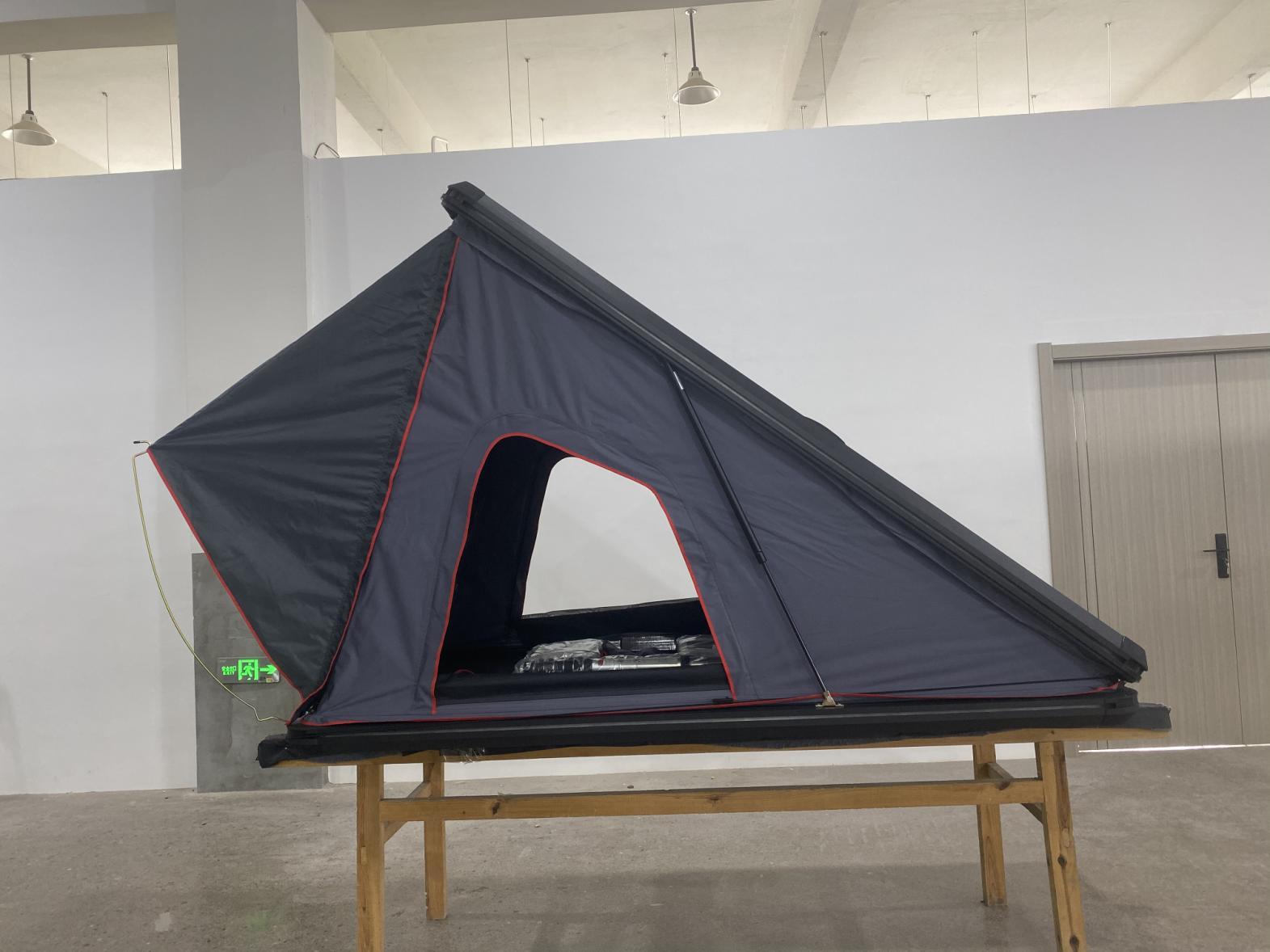 2 People Triangle Aluminum Hard Shell Roof Top Tent MOT - LT01 - MARVELOUS OUTDOOR