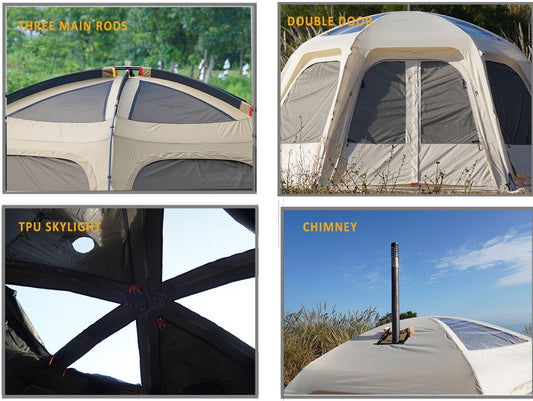 4.6M CAMPINGBASE - Dome Tent 2.0 - MARVELOUS OUTDOOR