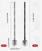 Multi-functional portable armory shovel for wild camping and outdoor adventures with a roof top tent2