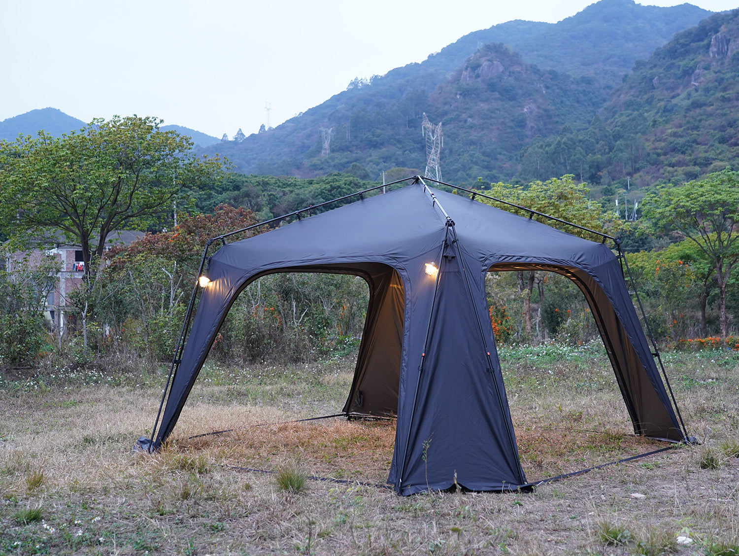 3.7*3.7M Quadrilateral tents, awnings, Infinitely extendable  MOT-M100