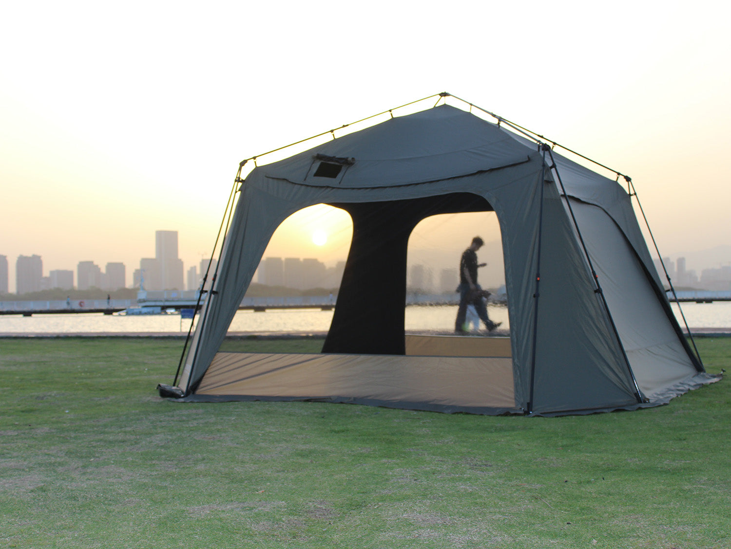 3.7*3.7M Quadrilateral tents, awnings, Infinitely extendable  MOT-M100