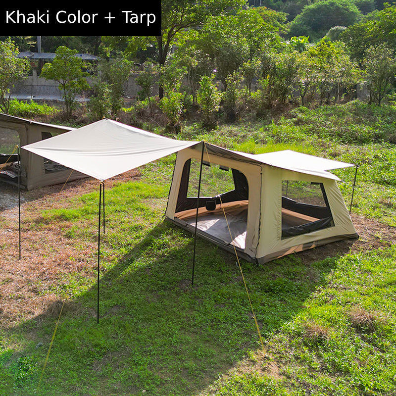 5.5 M ² New Design Inflatable Tent with Tarp MOT-Q500R